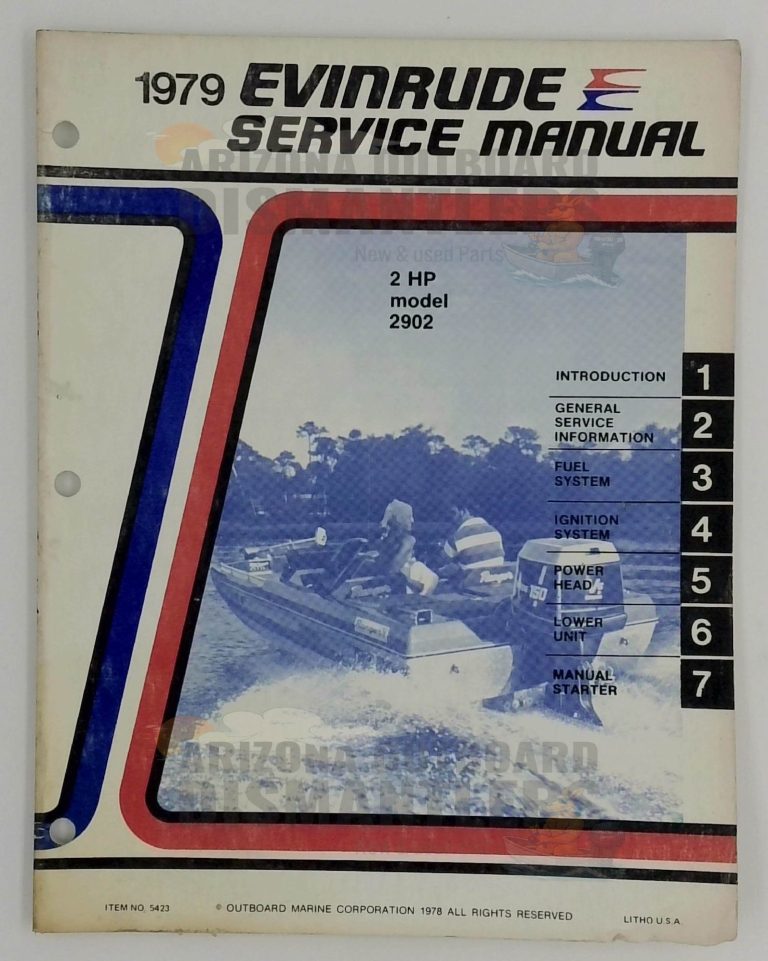5423 – Evinrude 1979  2HP Service Manual
